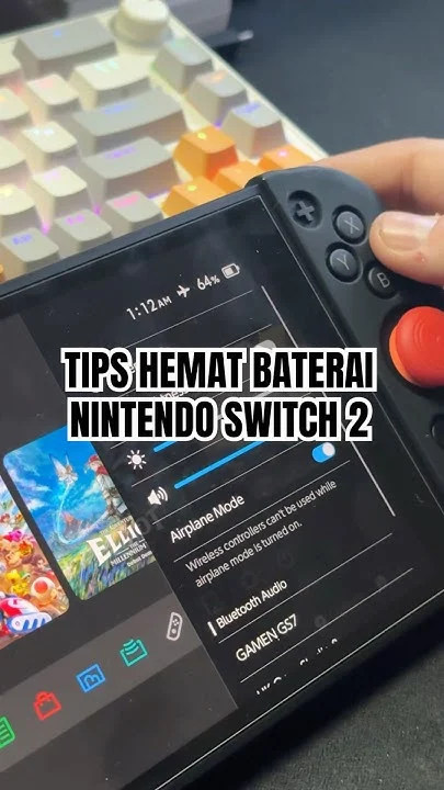 5 Tips Ampuh Memperpanjang Baterai Nintendo Switch 2 Saat Gaming