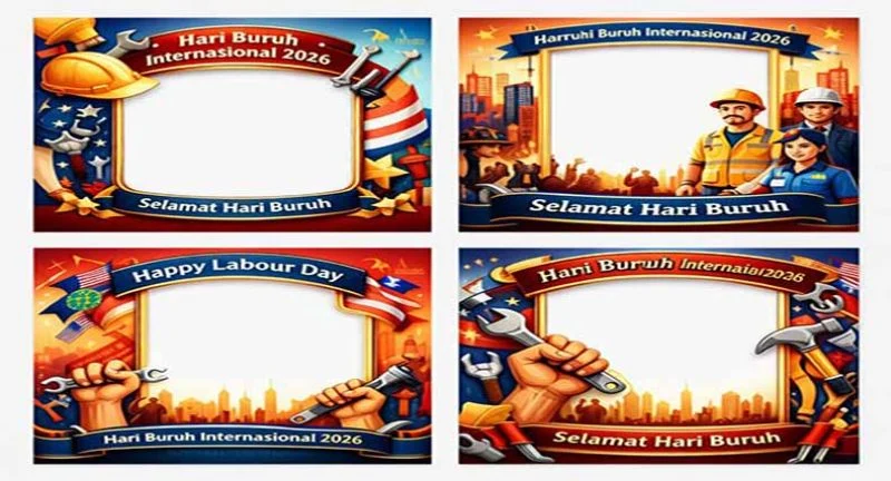70 Link Download Twibbon Hari Buruh 2026 Gratis untuk Dibagikan ke Media Sosial