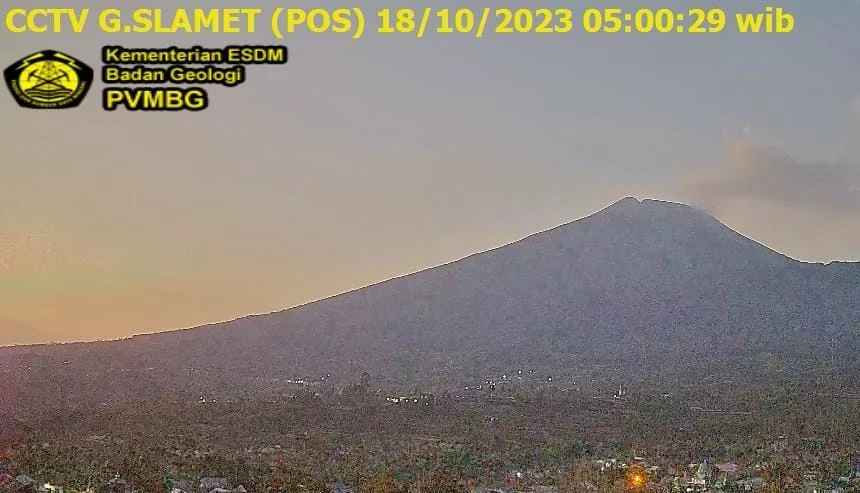 Aktivitas Gempa Gunung Slamet Naik, Warga Diimbau Patuhi Batas Aman 3 km