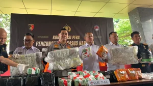 Bareskrim Buru Pengendali Sabu Makassar, 5 Kg Disita