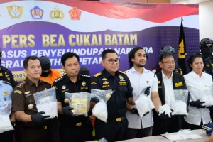 Bea Cukai dan Polri Gagalkan Pengedaran 21,9 Kg Sabu di Bengkalis