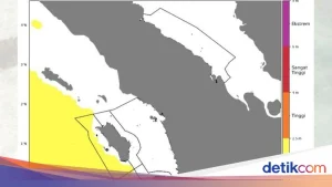 BMKG Ingatkan Ancaman Gelombang Tinggi di Perairan Sumatera Utara hingga 22 April