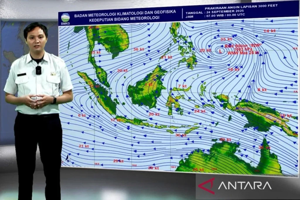 BMKG Prediksi Hujan Ringan Mengguyur Mayoritas Wilayah Indonesia pada 19 April 2026