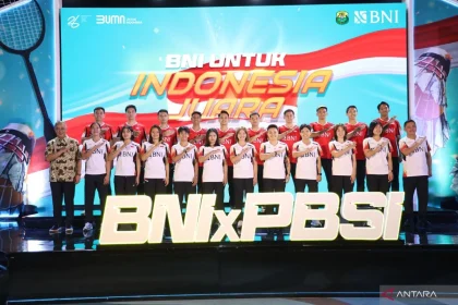 BNI Tegaskan Komitmen, Lepas Timnas Indonesia ke Thomas & Uber Cup 2026 di Denmark