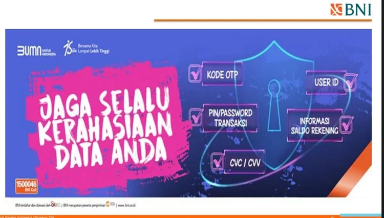 BNI Tekankan Pentingnya Jaga Data Pribadi, Awaskan Vishing dan Phishing