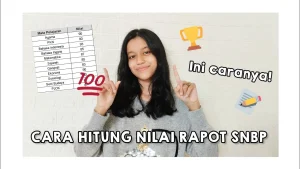 Cara Cermat Hitung Nilai Rapor SNBP