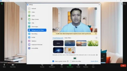 Cara Praktis Ganti Background Zoom di Laptop untuk Meeting WFA