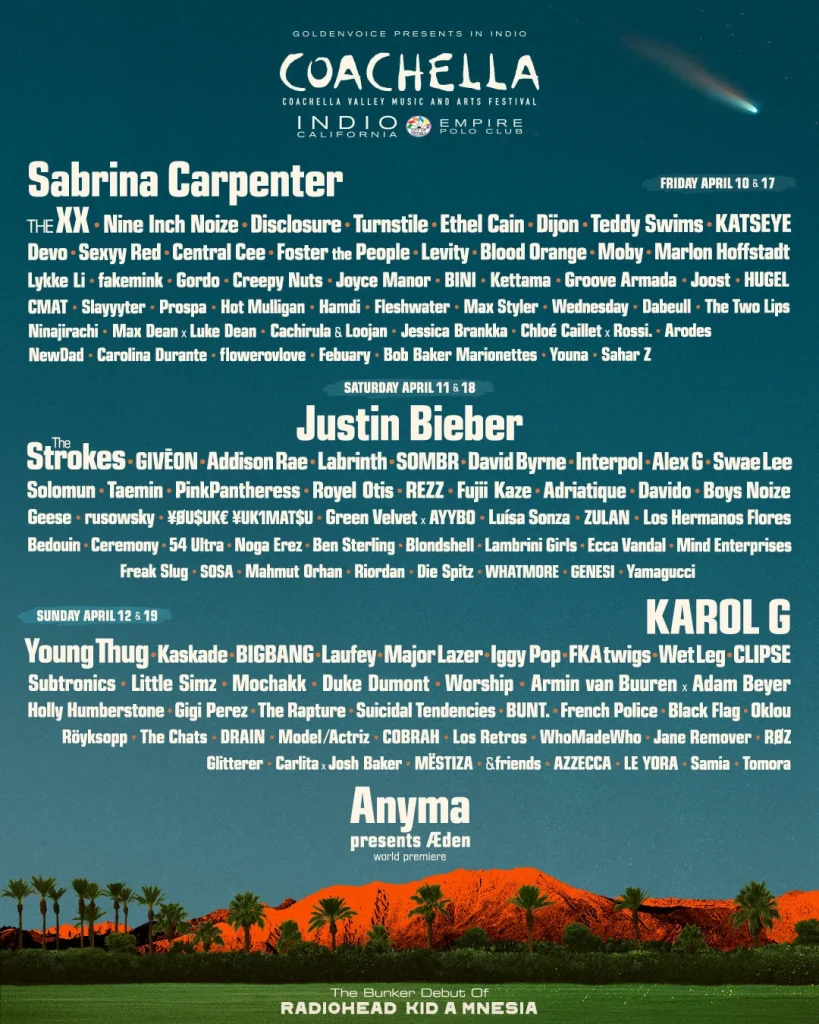 Coachella 2026 Terganggu Angin Kencang: Pertunjukan dan Perkemahan Terpaksa Dihentikan