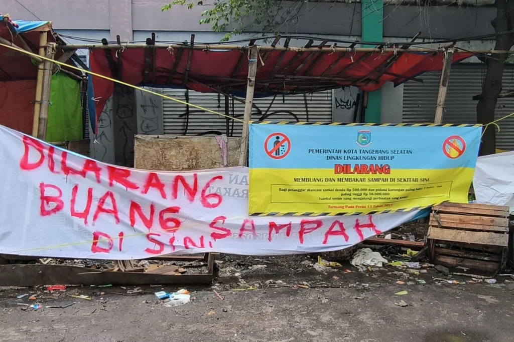 DLH Tangsel Soroti Maraknya TPS Liar, Kesadaran Lingkungan Warga Masih Rendah