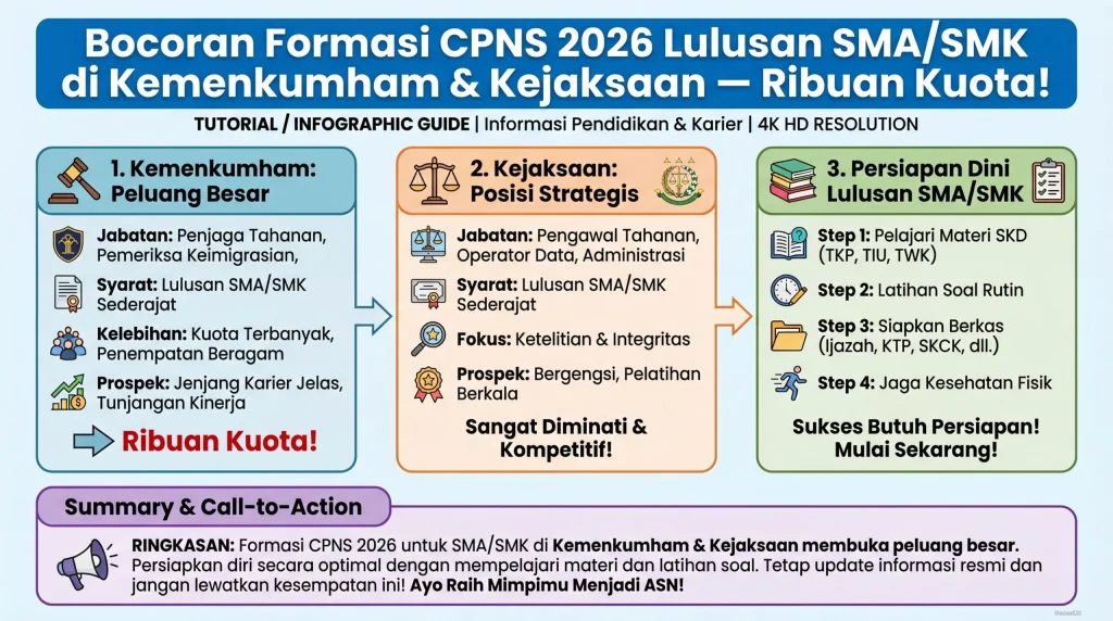 Formasi CPNS 2026 untuk Lulusan SMA/SMK: Apa yang Sudah Diketahui dan Risiko Hoaks