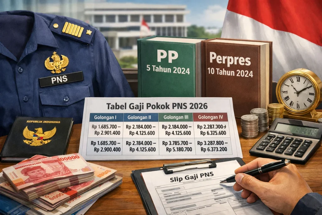 Gaji PNS 2026 Masih Belum Ditetapkan, Pemerintah Tunda Keputusan