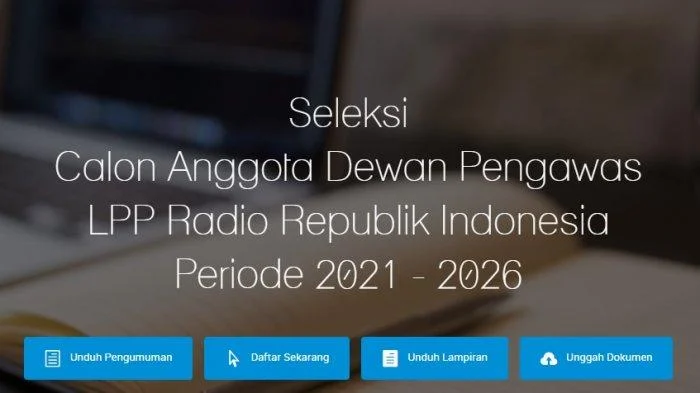 Gratis! Cara Daftar Calon Dewas RRI 2026‑2031 Tanpa Biaya