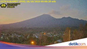 Gunung Slamet Naik Status Waspada, Batas Aman Diperluas hingga 3 km: Warga Diminta Tingkatkan Kewaspadaan
