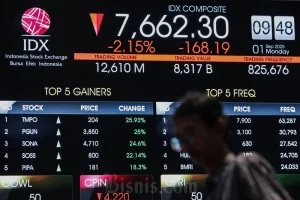 IHSG Turun Hampir 1% dalam Seminggu, Kapitalisasi Pasar BEI Merosot ke Rp12.305 Triliun