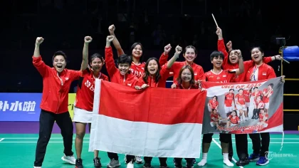 Indonesia Taklukkan Kanada 3-2 di Piala Uber 2026, Raih Kemenangan Grup C