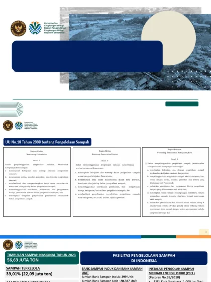 Indonesia Targetkan Penghentian Open Dumping di Semua Daerah pada Juli 2026