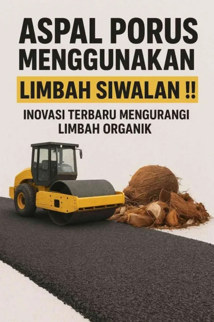 Inovasi Limbah Kain Katun Jadi Aspal Porus Ramah Lingkungan, Solusi Ganda Atasi Sampah Tekstil dan Jalan Rusak