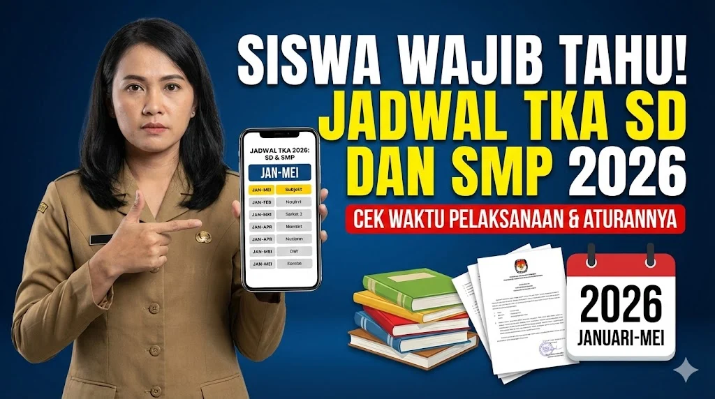 Jadwal Lengkap TKA 2026 SD dan SMP Resmi Diumumkan: Rincian Materi, Waktu, dan Link Simulasi Terbaru