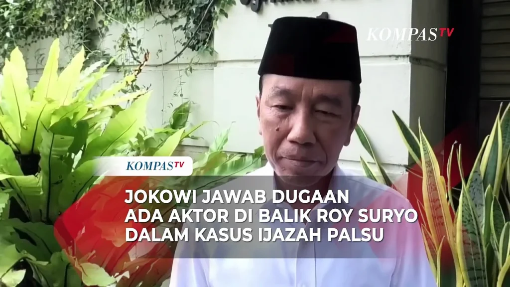 Jokowi Tegaskan JK Harus Buktikan Tuduhan, Tolak Spekulasi Tokoh Besar di Balik Isu Ijazah