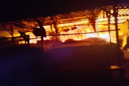 Kebakaran Pasar Kanjengan Semarang Hanguskan 400 Kios, Tim Inafis Polda Jateng Lakukan Penyidikan