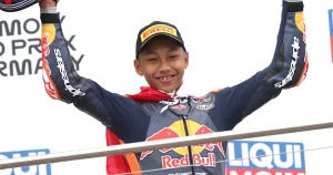 Kiandra Ramadhipa Raih Kemenangan di Race 2 Red Bull Rookies Cup Jerez 2026