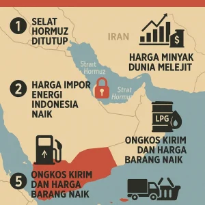 Krisis Selat Hormuz Panjang: Dampak pada Permintaan Minyak Global Turun