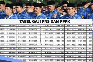 Link Tabel Gaji Pensiunan PNS 2026: Panduan Lengkap Golongan, Masa Kerja, dan Cara Menghitung