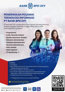 Lowongan Kerja Bank BPD DIY 2026 Buka untuk Fresh Graduate: Cara Daftar dan Persyaratan Lengkap
