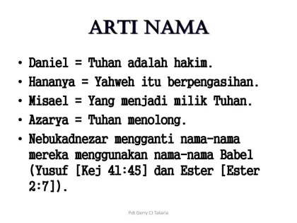Mengenal Arti Nama Daniel, Karakter Kuat, dan 60 Pilihan Rangkai Nama 2 Kata