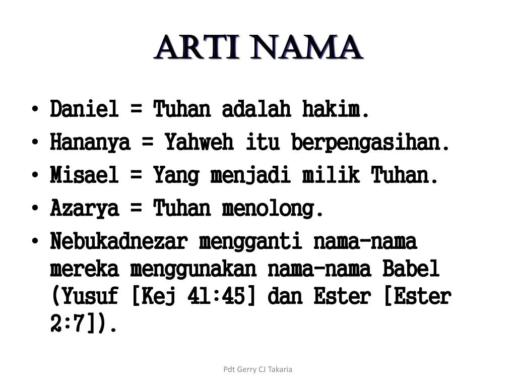 Mengenal Arti Nama Daniel, Karakter Kuat, dan 60 Pilihan Rangkai Nama 2 Kata