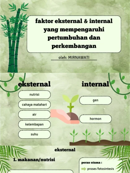 Menguak Faktor Pertumbuhan dan Perkembangan Anak: Internal vs Eksternal