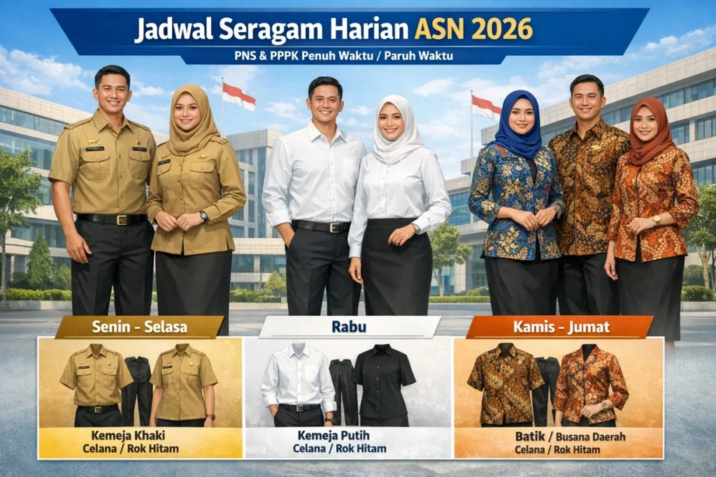 Pemerintah Terapkan Pola Kerja Baru untuk ASN: 4 Hari WFO, 1 Hari WFH Mulai April 2026