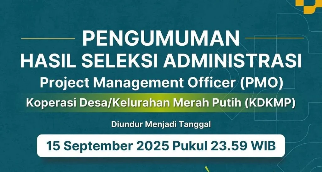 Pengumuman Resmi Jadwal Seleksi Kompetensi Koperasi Merah Putih 2026