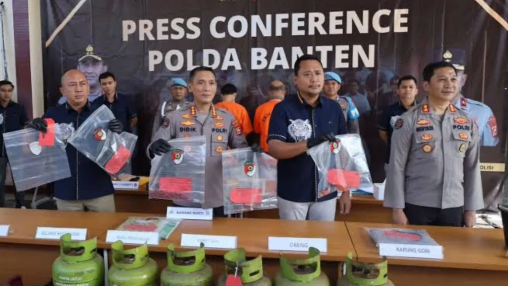 Polda Banten Ungkap Sindikasi Pemindahan LPG Subsidi: Empat Tabung 3 kg Dicuri Isi ke Satu Tabung 12 kg