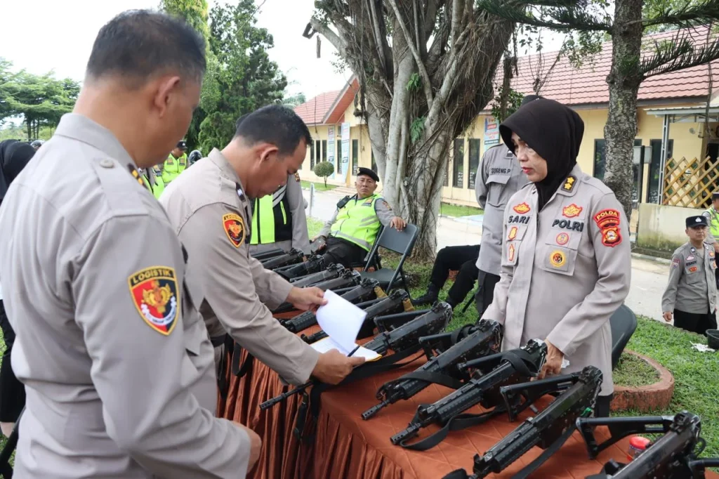 Polda Sumsel Lakukan Pemeriksaan Menyeluruh Ribuan Senpi Dinas Anggota, Tujuan Utama Pengawasan Ketat