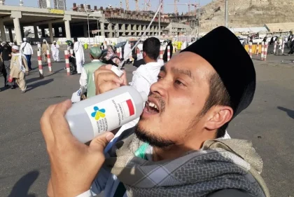 PPIH Arab Saudi Imbau Jemaah Haji Minum Air Putih Setiap 5 Menit Hindari Dehidrasi