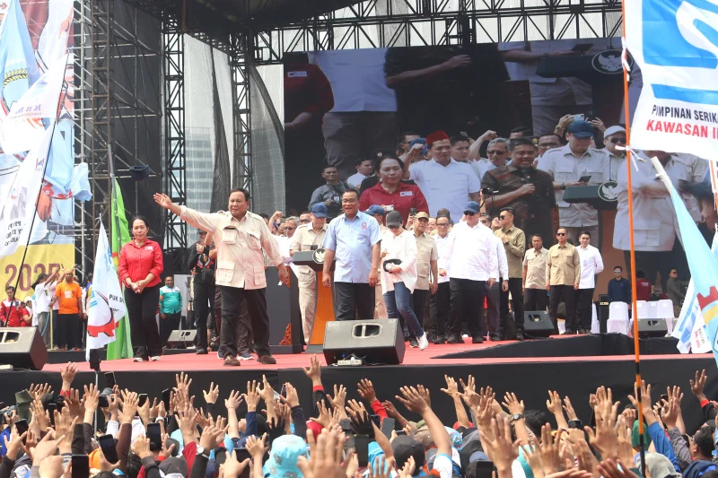 Prabowo Bakal Hadiri Perayaan Hari Buruh di Monas, Soroti Momentum Hak Pekerja