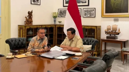 Prabowo Subianto dan Sufmi Dasco Ahmad Bertemu Empat Mata di Istana Merdeka: Apa Isi Pembicaraan?