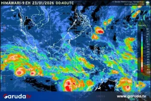 Prakiraan Cuaca di Seluruh Ibu Kota Provinsi Indonesia pada 13 April 2026: Hujan Ringan hingga Petir