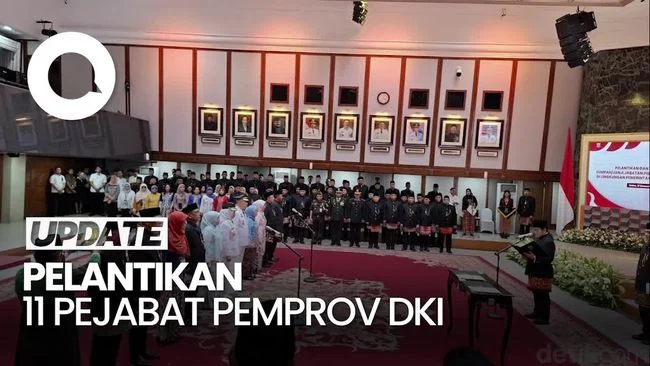 Pramono Lantik 11 Pejabat Pemprov DKI, Termasuk Syafrin Liputo, Lewat Prosedur Resmi