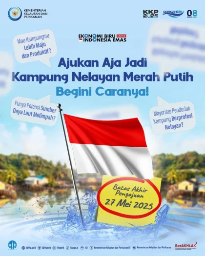 Program Desa Nelayan Merah Putih Dorong Pertumbuhan Ekonomi Biru Indonesia