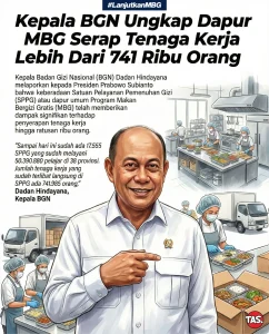 Ratusan Dapur MBG di Jawa hingga Wilayah Timur Dihentikan Sementara, Ini Alasannya