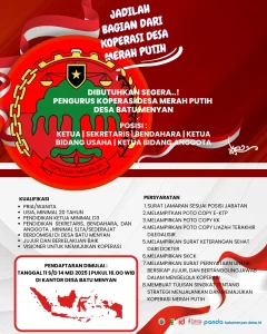 Rekrutmen Manajer Koperasi Merah Putih: Posisi Strategis Tanpa Titipan
