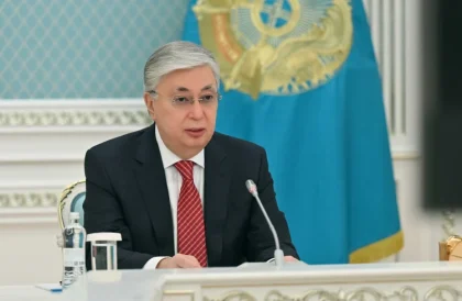 Retno Marsudi Bertemu Presiden Kazakhstan Tokayev Bahas Penyelamatan Air Global di Astana