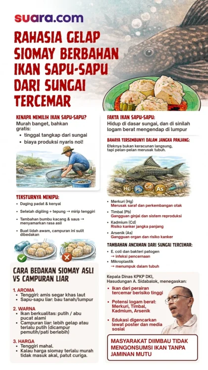 Risiko Penggunaan Ikan Sapu-Sapu sebagai Pupuk Bisa Masuk ke Rantai Makanan, Peringatkan Pakar