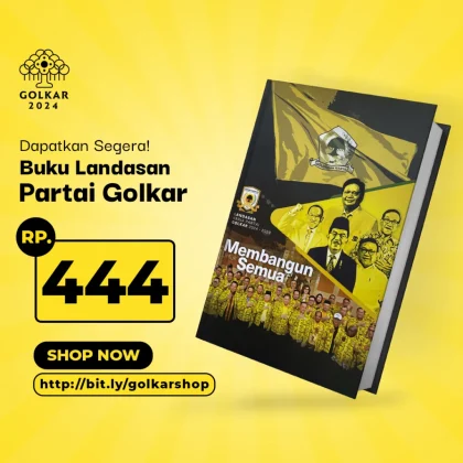 Sekjen Golkar Luncurkan Buku 'Kekuasaan Yang Menolong' dan Bahas Cita-Cita Politik