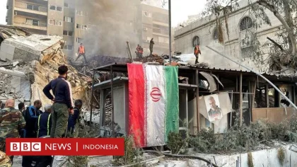 Serangan Besar-besaran AS Hantam Iran, Gudang Senjata di Isfahan Meledak dan Picu Kebakaran Hebat