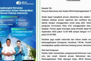 Siapkan CV Anda! BPJS Ketenagakerjaan Buka Ribuan Lowongan untuk Lulusan D3 dan S1