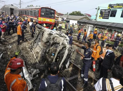 Sopir Taksi Hijau SM Ditangkap Akibat Tabrakan dengan KRL di Ampera