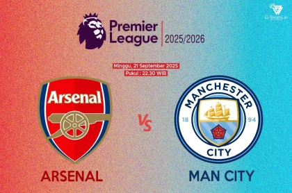 Arsenal dan Manchester City Adu Taji di Dua Laga Terakhir Liga Inggris 2025/2026